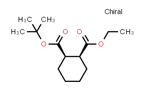 CAS No. 2173637-09-5, 1-tert-butyl 2-ethyl (1R,2S)-cyclohexane-1,2-dicarboxylate
