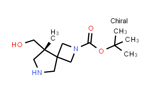 CAS No. 2920239-74-1, tert-butyl (5R)-5-(hydroxymethyl)-5-methyl-2,7-diazaspiro[3.4]octane-2-carboxylate