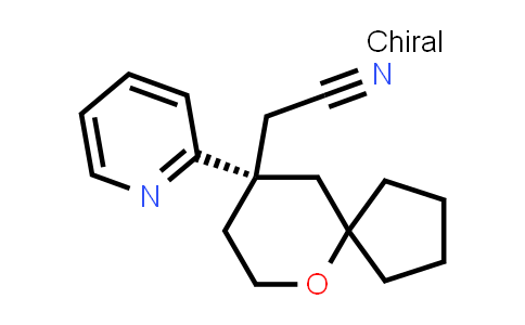 CAS No. 1467617-38-4, 2-[(9S)-9-(2-pyridyl)-6-oxaspiro[4.5]decan-9-yl]acetonitrile