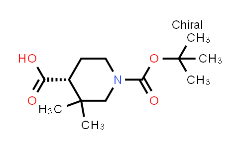 CAS No. 2920231-94-1, (4R)-1-tert-butoxycarbonyl-3,3-dimethyl-piperidine-4-carboxylic acid