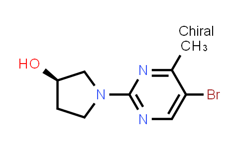 CAS No. 1454301-74-6, (3R)-1-(5-bromo-4-methyl-pyrimidin-2-yl)pyrrolidin-3-ol