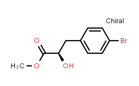 CAS No. 2166118-09-6, methyl (2R)-3-(4-bromophenyl)-2-hydroxypropanoate