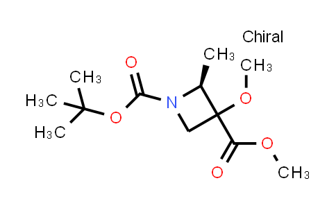 DY856895 | 2920319-87-3 | O1-tert-butyl O3-methyl (2S)-3-methoxy-2-methyl-azetidine-1,3-dicarboxylate