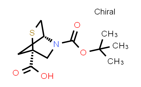 CAS No. 2920219-87-8, (1R,4R)-5-tert-butoxycarbonyl-2-thia-5-azabicyclo[2.2.1]heptane-1-carboxylic acid