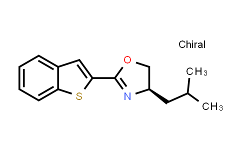 DY856899 | 2828438-79-3 | (4R)-2-(1-benzothiophen-2-yl)-4-(2-methylpropyl)-4,5-dihydro-1,3-oxazole