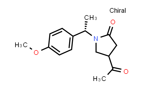 CAS No. 1319738-35-6, 4-acetyl-1-[(1S)-1-(4-methoxyphenyl)ethyl]pyrrolidin-2-one