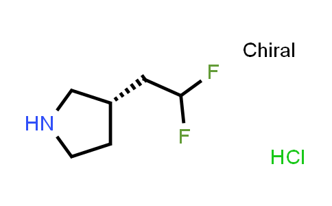 2708342-85-0 | (S)-3-(2,2-difluoroethyl)pyrrolidine hydrochloride