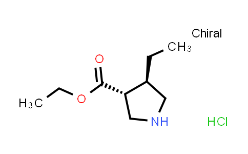 2412424-04-3 | ethyl trans-4-ethylpyrrolidine-3-carboxylate;hydrochloride