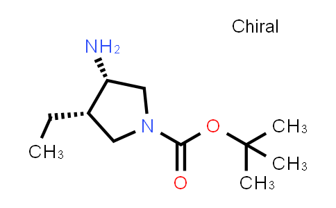 1932454-84-6 | tert-butyl (3S,4S)-3-amino-4-ethyl-pyrrolidine-1-carboxylate