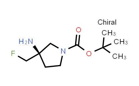 2165642-76-0 | tert-butyl (3R)-3-amino-3-(fluoromethyl)pyrrolidine-1-carboxylate