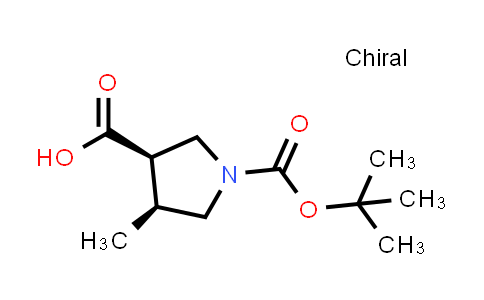 MC857069 | 2306246-67-1 | cis-1-tert-butoxycarbonyl-4-methyl-pyrrolidine-3-carboxylic acid