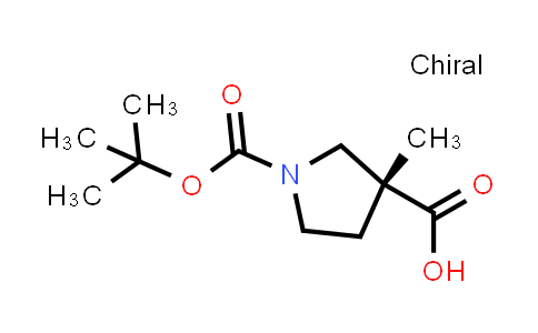 MC857071 | 2198242-27-0 | (3R)-1-tert-butoxycarbonyl-3-methyl-pyrrolidine-3-carboxylic acid