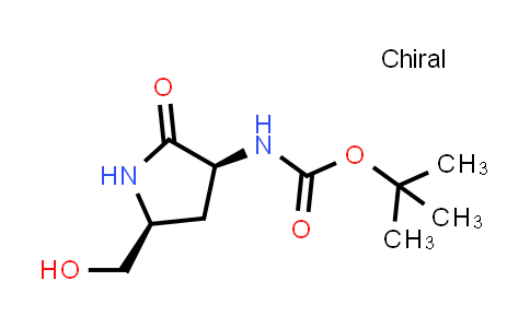 123457-29-4 | tert-butyl N-[cis-5-(hydroxymethyl)-2-oxo-pyrrolidin-3-yl]carbamate