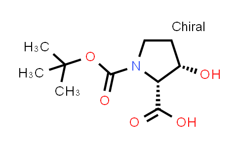 186132-80-9 | (2R,3S)-rel-1-[(叔-丁氧基)羰基]-3-羟基吡咯烷-2-羧酸