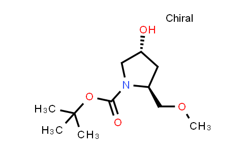132945-85-8 | tert-butyl (2S,4R)-4-hydroxy-2-(methoxymethyl)pyrrolidine-1-carboxylate