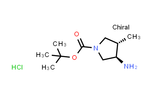 MC857092 | 2230913-59-2 | tert-butyl trans-3-amino-4-methyl-pyrrolidine-1-carboxylate;hydrochloride