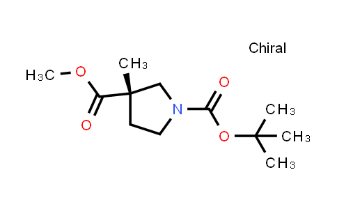 2375165-13-0 | O1-tert-butyl O3-methyl (3S)-3-methylpyrrolidine-1,3-dicarboxylate