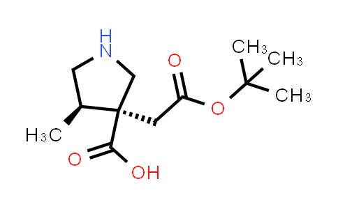 1427058-29-4 | cis-3-[2-(tert-butoxy)-2-oxoethyl]-4-methylpyrrolidine-3-carboxylic acid