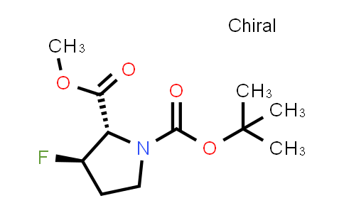 2454490-53-8 | O1-tert-butyl O2-methyl (2S,3R)-3-fluoropyrrolidine-1,2-dicarboxylate