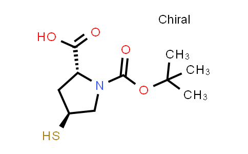 2231664-43-8 | (2R,4S)-1-tert-butoxycarbonyl-4-sulfanyl-pyrrolidine-2-carboxylic acid