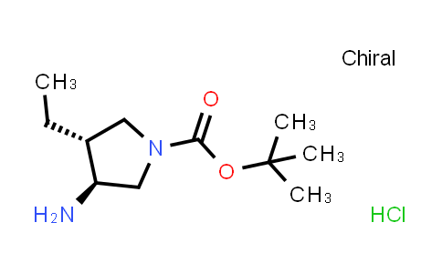2940858-92-2 | tert-butyl trans-3-amino-4-ethyl-pyrrolidine-1-carboxylate;hydrochloride