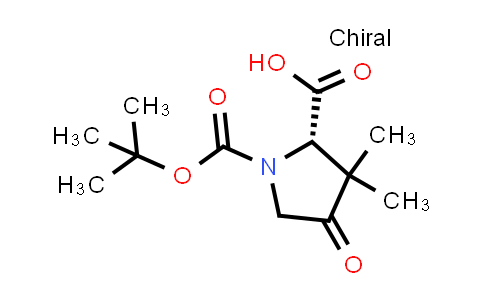 478700-27-5 | (2S)-1-[(tert-butoxy)carbonyl]-3,3-dimethyl-4-oxopyrrolidine-2-carboxylic acid
