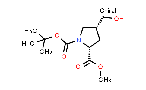 MC857142 | 2674113-08-5 | O1-tert-butyl O2-methyl cis-4-(hydroxymethyl)pyrrolidine-1,2-dicarboxylate