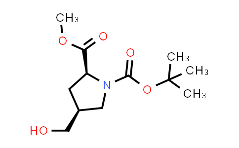 MC857146 | 1194059-42-1 | 1-tert-butyl 2-methyl (2S,4S)-4-(hydroxymethyl)pyrrolidine-1,2-dicarboxylate