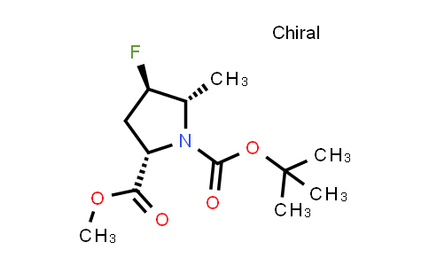 MC857148 | 1984825-19-5 | O1-tert-butyl O2-methyl (2S,4R,5S)-4-fluoro-5-methyl-pyrrolidine-1,2-dicarboxylate