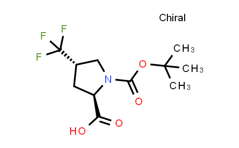 497103-77-2 | (2R,4S)-1-[(tert-butoxy)carbonyl]-4-(trifluoromethyl)pyrrolidine-2-carboxylic acid