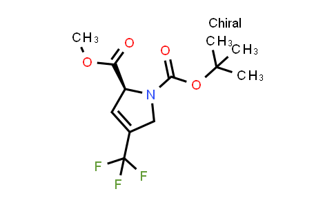 1398113-32-0 | O1-tert-butyl O2-methyl (2S)-4-(trifluoromethyl)-2,5-dihydropyrrole-1,2-dicarboxylate