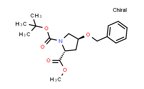 1610036-44-6 | O1-tert-butyl O2-methyl (2R,4S)-4-benzyloxypyrrolidine-1,2-dicarboxylate