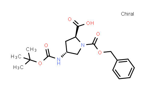 MC857191 | 393524-17-9 | (2S,4R)-1-[(benzyloxy)carbonyl]-4-{[(tert-butoxy)carbonyl]amino}pyrrolidine-2-carboxylic acid