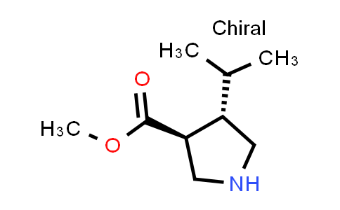 1334406-73-3 | methyl (3S,4S)-4-isopropylpyrrolidine-3-carboxylate