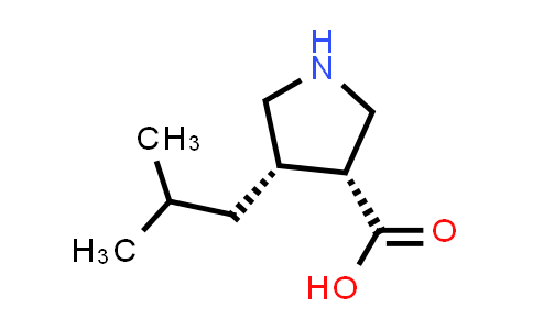 261896-25-7 | cis-4-(2-methylpropyl)pyrrolidine-3-carboxylic acid