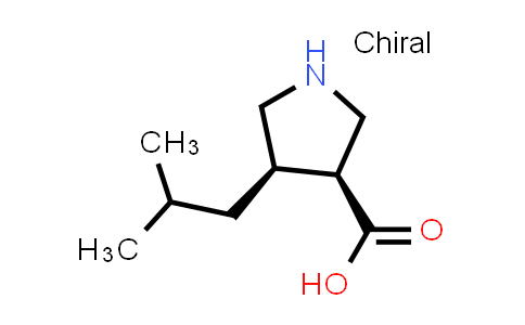 MC857674 | 370557-09-8 | (3S,4R)-4-(2-methylpropyl)pyrrolidine-3-carboxylic acid
