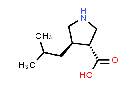 261896-26-8 | trans-4-(2-methylpropyl)pyrrolidine-3-carboxylic acid