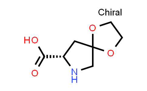 75776-51-1 | (8S)-1,4-dioxa-7-azaspiro[4.4]nonane-8-carboxylic acid