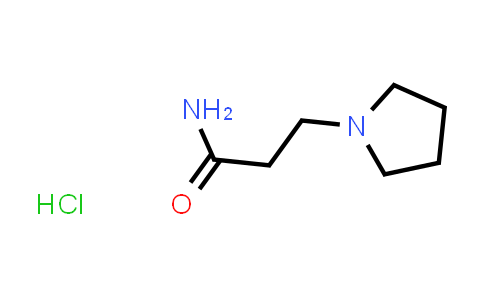 4996-39-8 | 3-pyrrolidin-1-ylpropanamide;hydrochloride