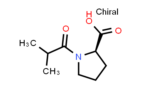 59785-69-2 | (2R)-1-(2-methylpropanoyl)pyrrolidine-2-carboxylic acid