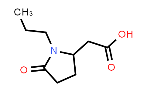 90609-03-3 | 2-(5-oxo-1-propylpyrrolidin-2-yl)acetic acid