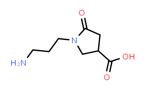 893750-77-1 | 1-(3-aminopropyl)-5-oxopyrrolidine-3-carboxylic acid