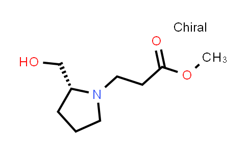 1568158-75-7 | methyl 3-[(2R)-2-(hydroxymethyl)pyrrolidin-1-yl]propanoate