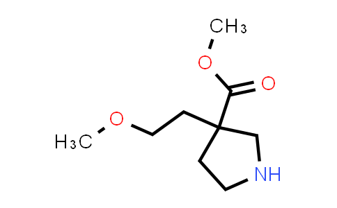1384510-52-4 | methyl 3-(2-methoxyethyl)pyrrolidine-3-carboxylate