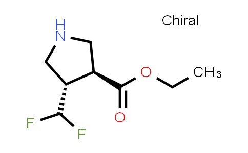 2165794-98-7 | ethyl (3S,4S)-4-(difluoromethyl)pyrrolidine-3-carboxylate