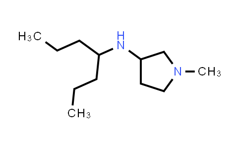 1250329-55-5 | N-(heptan-4-yl)-1-methylpyrrolidin-3-amine