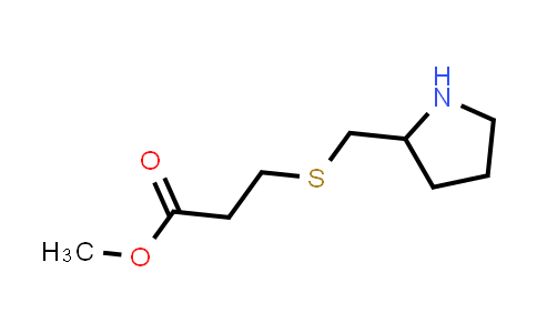 1249399-99-2 | methyl 3-{[(pyrrolidin-2-yl)methyl]sulfanyl}propanoate
