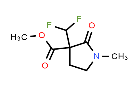 MC857943 | 2561458-93-1 | methyl 3-(difluoromethyl)-1-methyl-2-oxo-pyrrolidine-3-carboxylate