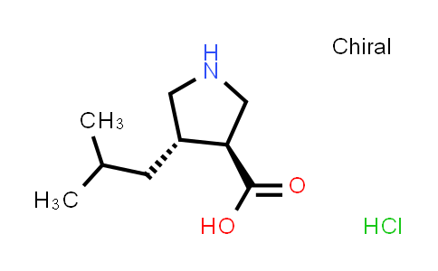 641634-62-0 | (3S,4S)-4-isobutylpyrrolidine-3-carboxylic acid;hydrochloride