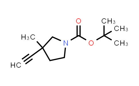 2168736-71-6 | tert-butyl 3-ethynyl-3-methylpyrrolidine-1-carboxylate